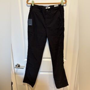 NWT Billy Reid Corduroy Chino Pants 30 Black Men's 5 Pocket Casual Straight Leg